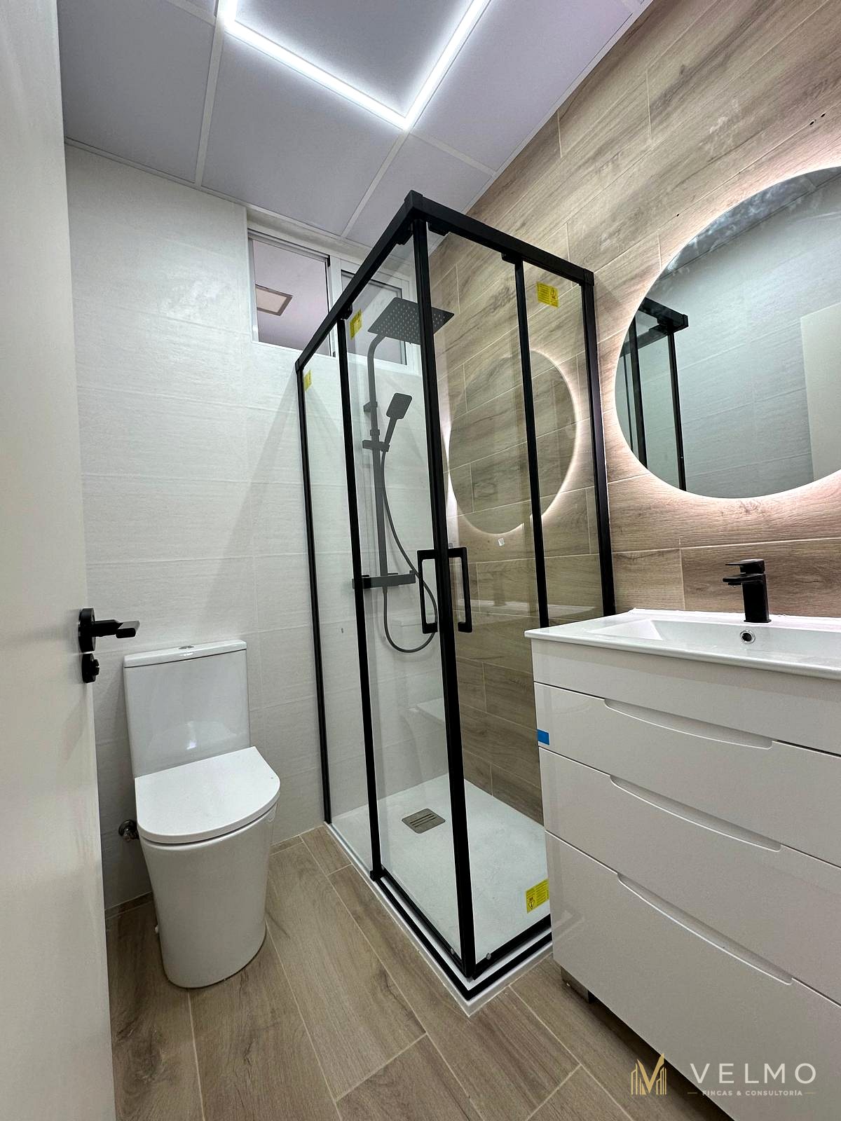 Baño reformado con ducha